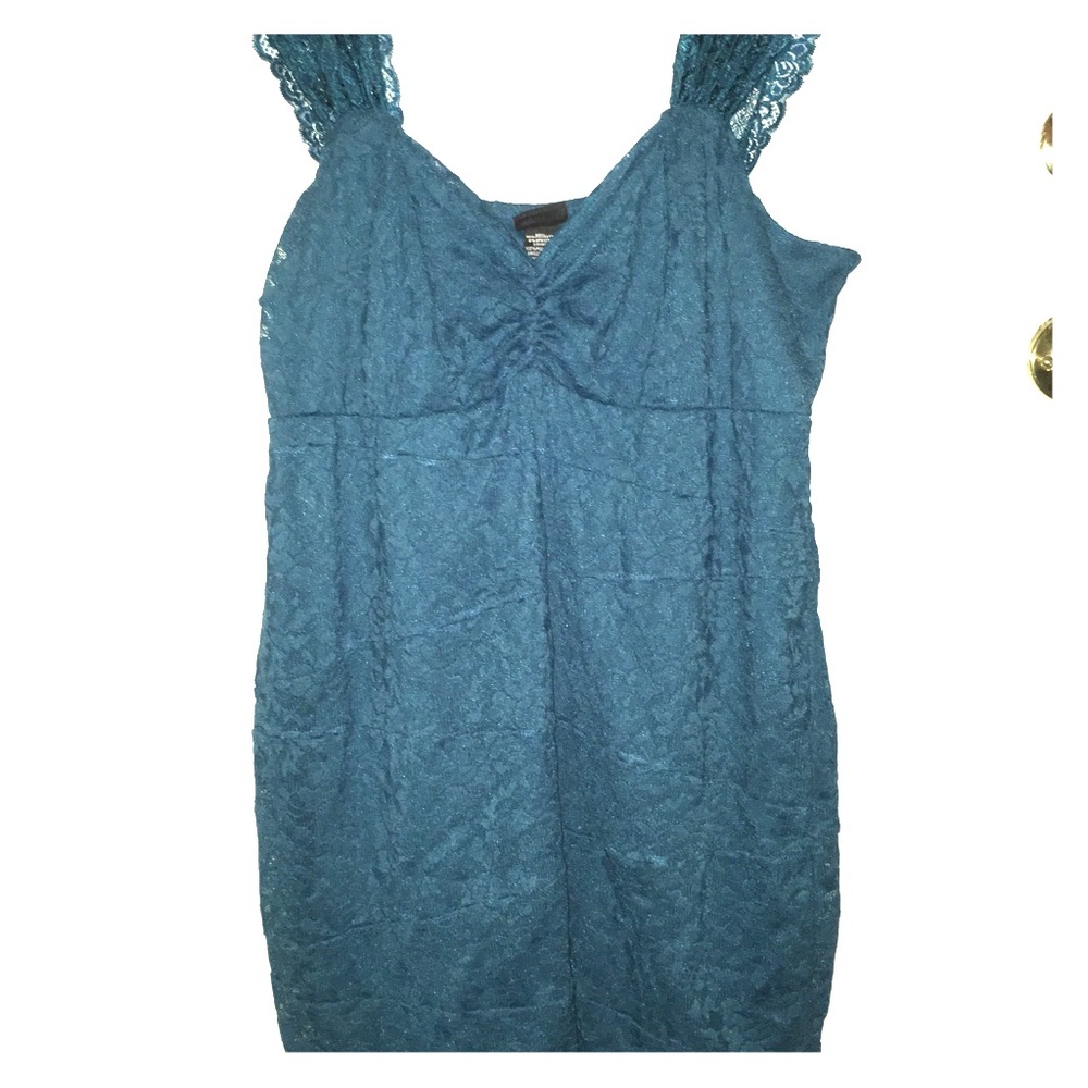 Dark Teal/Navy Sweetheart Dress